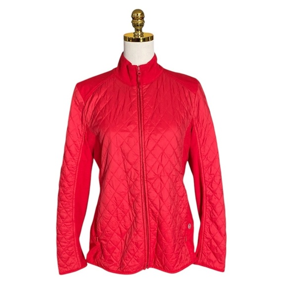 Talbots Jackets & Blazers - TALBOTS | Women’s Quilted Lightweight Red Jacket Size M